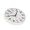 Promotion simple round design cheap quartz plastic 10  inch wall clock