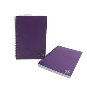 Promotional advertising customized PP cover sprial notebook