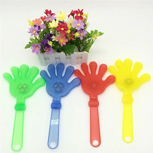 Promotional Cheering Colorful Led Flashing Plastic Hand Clapper /light noise makers