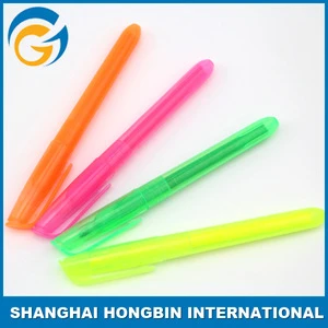 Promotional Gift 4 Color Highlighters Fluorescent Pen Set