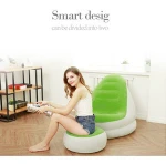 PVC air sofa kids inflatable arm chair durable inflatable sofa Single Air Inflatable Lazy Relax Chair Furniture Live Room Sofa