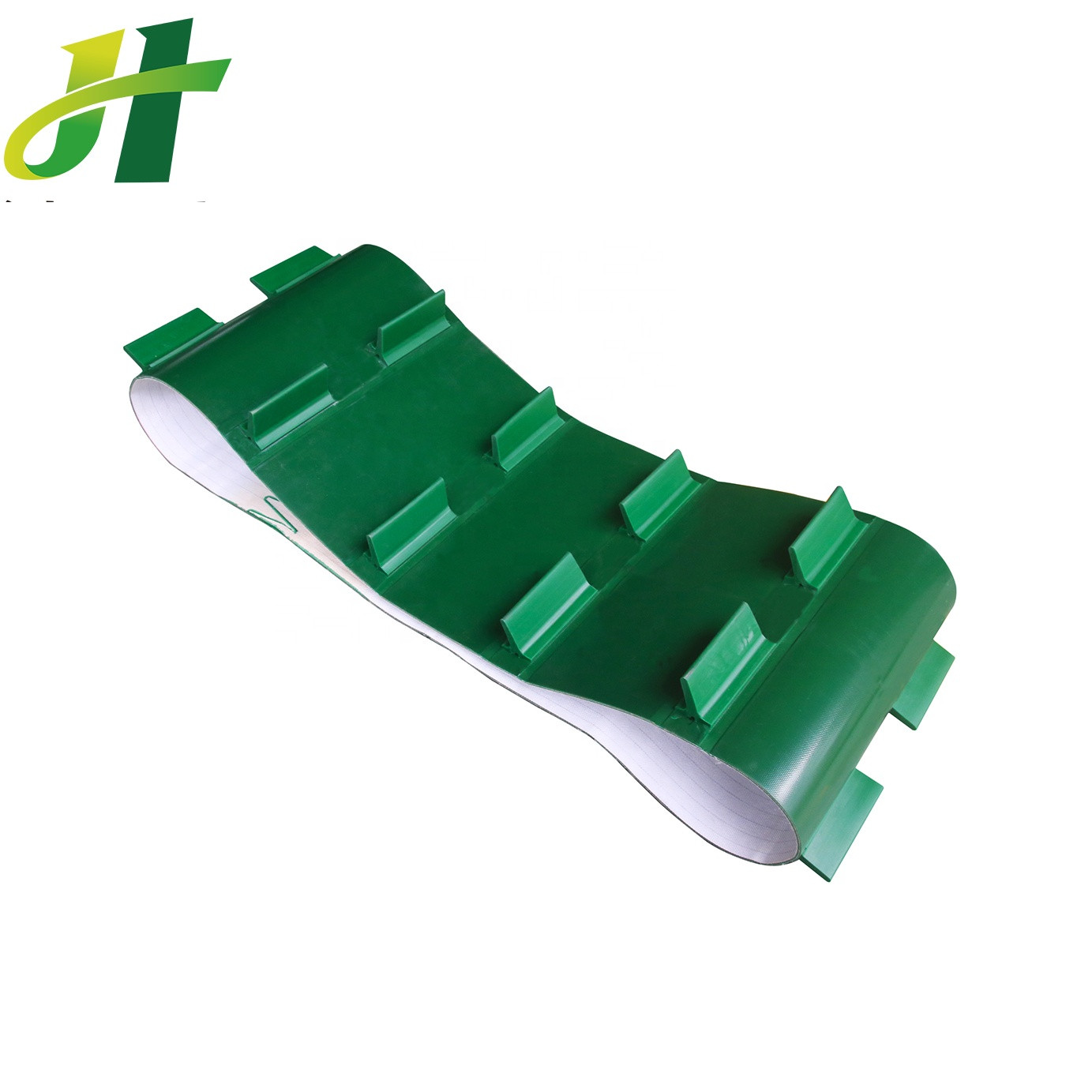 Buy Pvc Green Special Baffle Guide Bar Conveyor Belt Customized ...