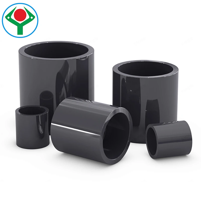 PVC Straight Joint Chemical Flat Joint, Straight Water Supply Pipe Fittings, Plastic Pipe Fittings Pipe Adapter