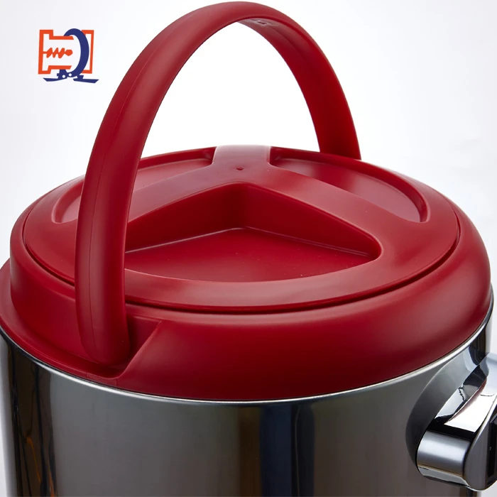 QiangHong ice tea and hot drink bucket stainless steel 8L 10L 12L insulated food barrel 1 MOQ With Factory Price