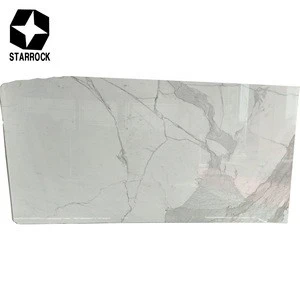 Quality Hight Italy Polished  Calacatta White Marble