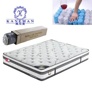 Queen Size 7 Zone latex mattress Pocket Spring 25cm Foam Bed Mattress