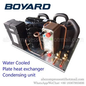 R404a water cooled condensing unit 2.5HP