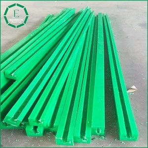 RCH1000 UHMWPE U-PE uhmwpe cnc moulding sliding conveyor chain guide plastic linear guide rail chain guide