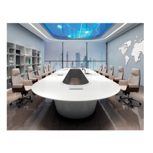 Rectangle long working desk modern meeting room table design office conference table