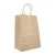 Import Recycled Custom Logo Takeaway Shopping bag Brown Kraft Paper Bag with Handle kraft paper bag from China