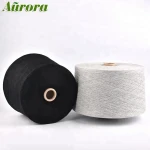 Recycled CVC yarn, cotton blended yarn for knitting socks