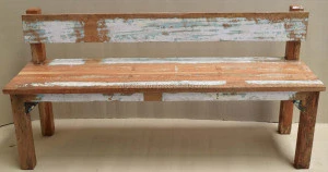 Recycled Wooden Bench