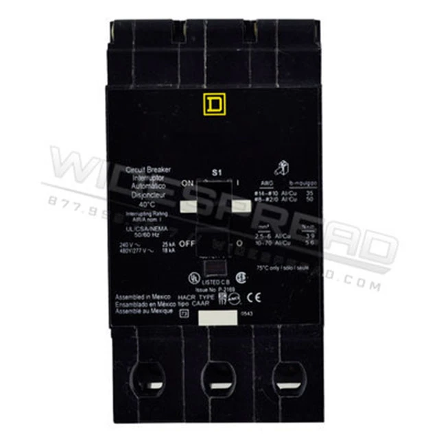 Refurbished EDB34040, Square D ,40 Amp molded case circuit breakers