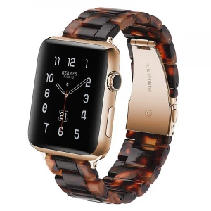 Resin Strap For Apple Watch iWatch Series 6 5 4 3 2 1 Wrist Watch Band Replacement Wristband