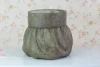 Resin Vase Handmade Vase Cast In Chalk White Resin Stylish And Classical
