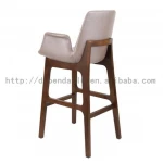Restaurant bar cafe home dining room furniture wood Bar stool chair with armrest
