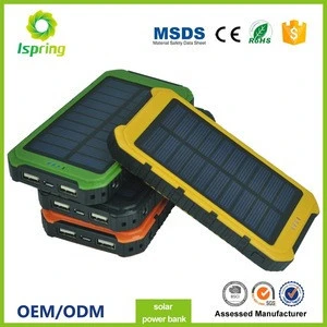 Rohs Power Bank 3000Mah, Mobile Solar Charger Cell Phone, Solar Power Bank Charger PB112