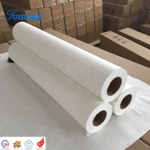 Roll Sublimation Paper Heat Transfer / Press Paper Coating Chemicals Dye Sublimation Transfer Paper