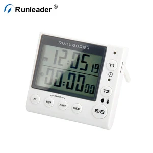 Runleader Humidity Clock Timer Multifunctional Timer Countdown Countup Timer For Baby Room Kitchen Cooking