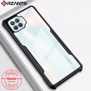 Rzants For OPPO A93 /A73/ F17 Pro F17 Phone Case Hard [Beetle] Hybrid Shockproof Slim Crystal Clear Cover Double Casing