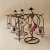 Import Sculpture Metal Wrought Iron Art Women Pudding Glass Jar Handicraft Home Decorations from China