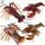 Import sea animals pvc lobster models toys, solid plastic Boston lobster toy models,  simulation PVC Australia Lobster figures from China