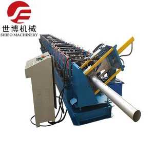 Seamless Round Gutter Downspout Roll Forming Machine/Steel Pipe Making Machine