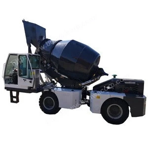 Self Loading Concrete Transit Mixer Truck with capacity 2.6m3 for pavement road bridge tunnel highway and Hydro Construction