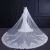 Shenglan 3.5 Meter Ivory Cathedral Wedding Veils Long Lace Edge Bridal Veil with Comb wedding supplies