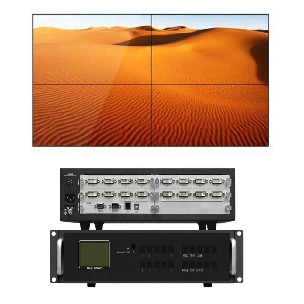 Shenzhen factory 8x8 video wall processor for LCD video wall processor