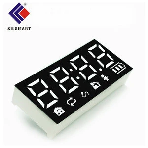 Silsmart 4 digit 7 segment display white led full color led display fnd customized led panel display for rgb led tv mp3 player