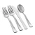 Import Silver Plastic Cutlery Set - Knives, Forks and Spoons - Heavy Duty Disposable Flatware and Silverware for Weddings from China