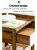 Import Simple bedside cabinet removable night table solid wood storage cabinet wooden multi-layer bed side table from China