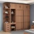 Import Simple Design Combined Clothes Cabinet Wooden Wardrobe from China