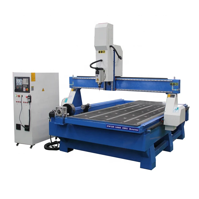 Simultaneous 4 Axis Big Rotary CNC Router Woodworking Machine 3D CNC Router Machine