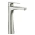 Import single handle brass Brushed finish single handle  hot and cold water mixer faucet Kitchen faucet from China