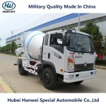 SINOTRUK CDW 7cbm cement trucks 7cbm mini concrete mixer trucks 7m3 cement mixer truck for sale