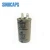 Import SK SH ceiling fan capacitor 2.5uF 3.5uF 350V 450V Thailand standard AC motor run start capacitor from China