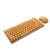 Import Small size bamboo wood wireless keyboard mouse combo from China