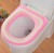 Import Soft Flannel Colorful Round Warm Toilet Seat Cover from China