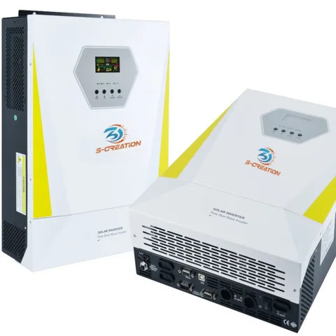 Buy Solar Inverter 24v 48v 5.5kw Solar Hybrid Inverter Pure Sine Wave ...