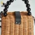 Import Solid color square shape ladies fashion summer women shoulder straw rattan bag from China