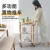 Import Solid wood kitchen service cart side table 3 wheels bathroom cart living room cart Hotel Service Trolley from China