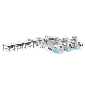 Soontrue Customized Automatic Feeding Sealing and Packaging Line Machine for Chocolate bar / Small Cake / Biscuits