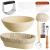 Import Sourdough Bread Baking Set Wide Mouth Starter Basket Kit Sourdough Proofing Basket from China