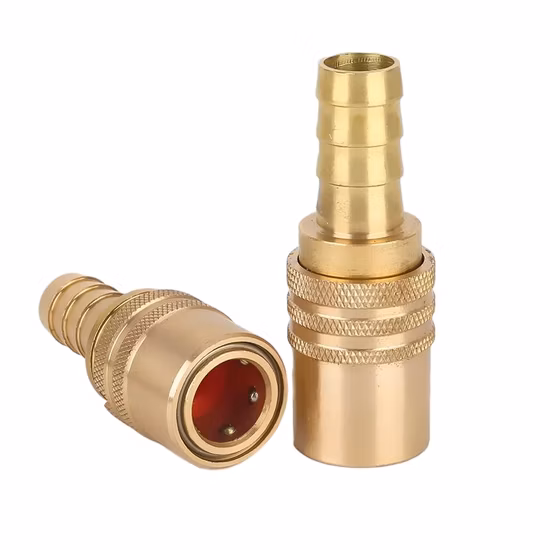 Brass Hydraulic Garden Hose Water Air Line Quick Release Coupling