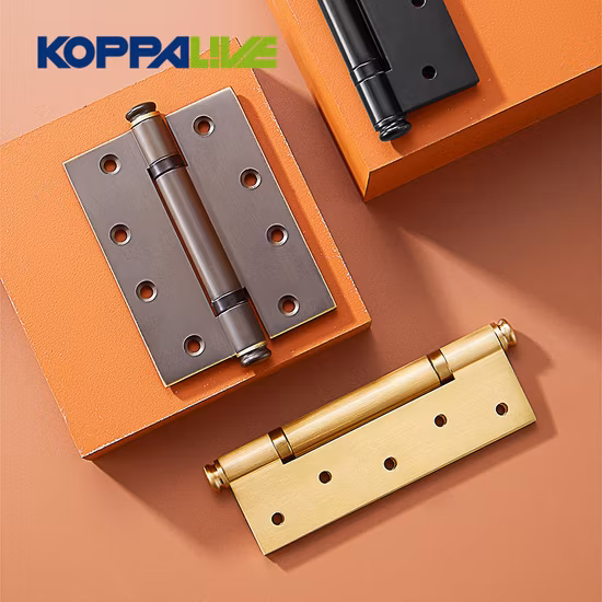 Koppalive Heavy Duty Butt Hinge Supplier 4 Inch 5 Inch Nordic Gold Black Antique Bedroom Ball Bearing Brass Door Hinges