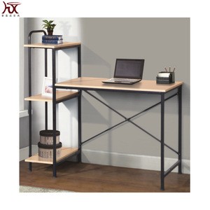 Specific Home Used Simple Design Computer Desk With rack Metal materials Office and study