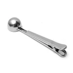 Stainless Steel Coffee Scoop and Bag Clip