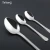 Import Stainless Steel Cutlery Set Restaurant Spoon Fork Knife Sets Stainless Steel 5 Piece Silver Flatware Set from USA